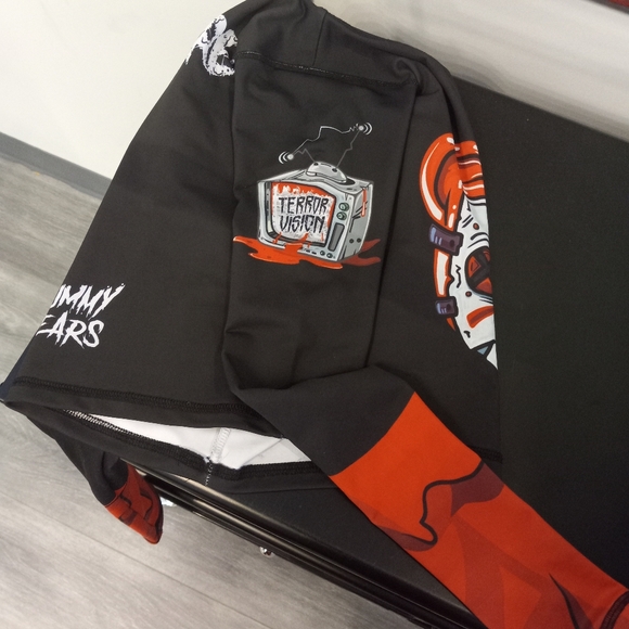 Scummy Bears Figure T.G.I.F. horror queen athleisure stretch top! - Picture 4 of 10